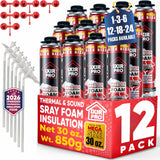Mega Spray Foam Can - 30oz High Yield Insulation | IxirPro