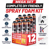 Complete DIY Closed - Cell Spray Foam Insulation Kit - Ixirpro