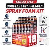Complete DIY Closed - Cell Spray Foam Insulation Kit - Ixirpro