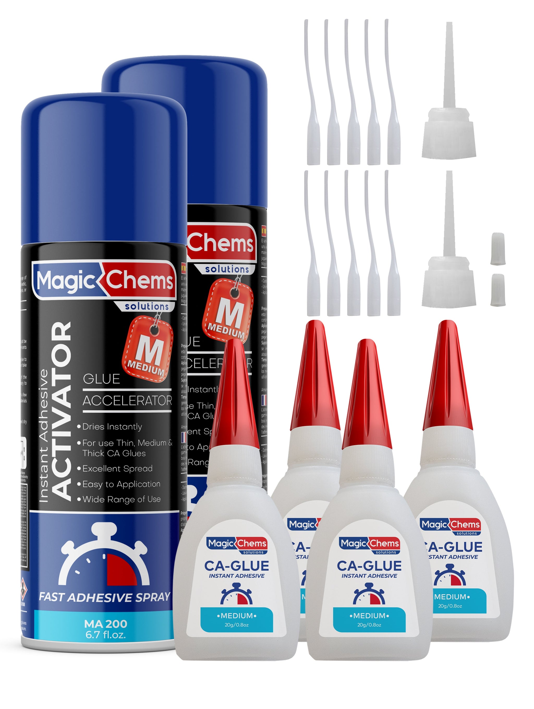 CA Glue with Activator - Instant Bond Hobby Kit (0.8oz) | Magic Chems
