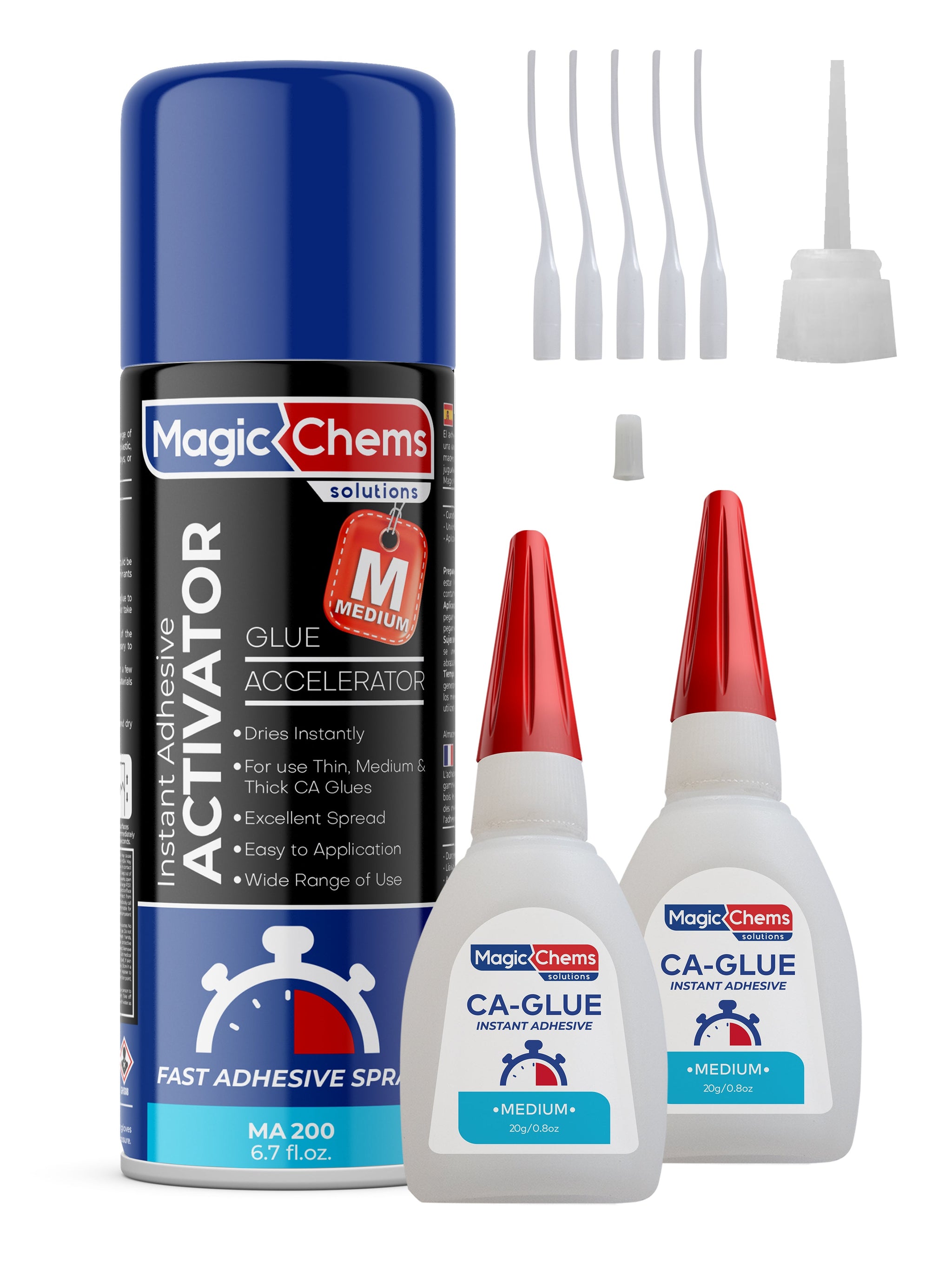 CA Glue with Activator - Instant Bond Hobby Kit (0.8oz) | Magic Chems