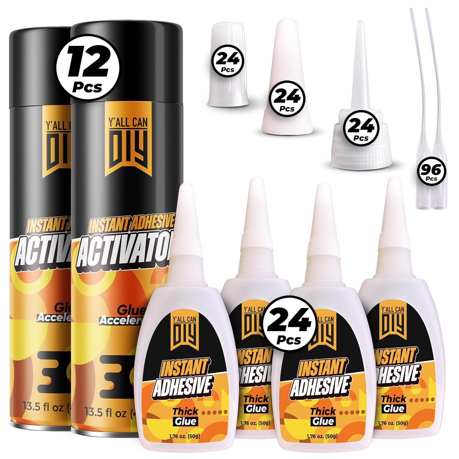 CA Glue with Activator - 5-Second Instant Bond | YallCanDIY