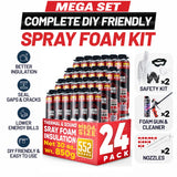 Complete DIY Closed - Cell Spray Foam Insulation Kit - Ixirpro