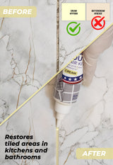 Tile Grout Repair Kit - Cream Grout Filler Tube | Magic Chems