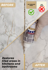 Tile Grout Repair Kit - Beige Grout Filler Tube | Magic Chems