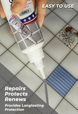 Tile Grout Repair Kit - Grey Grout Filler Tube | Magic Chems