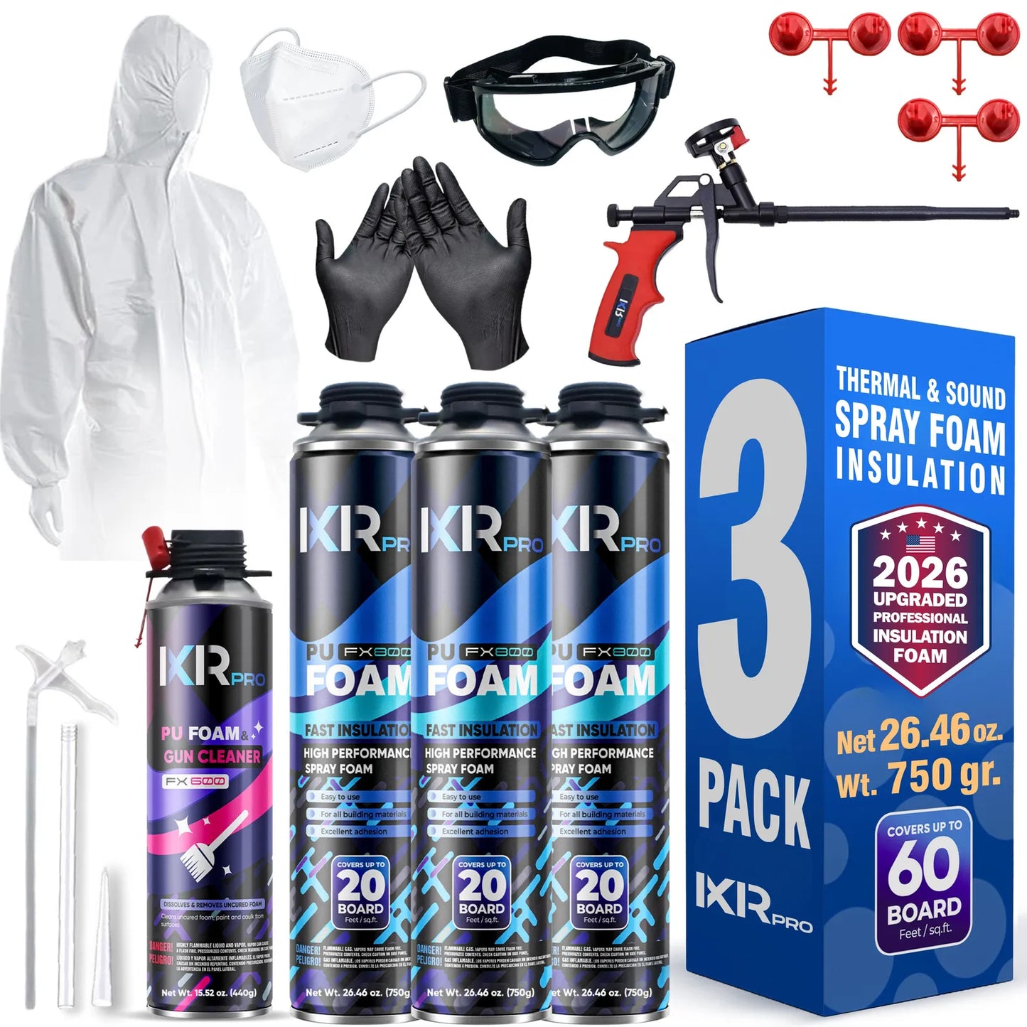 Spray Foam Insulation Kit - DIY Closed Cell Sealant | IxirPro