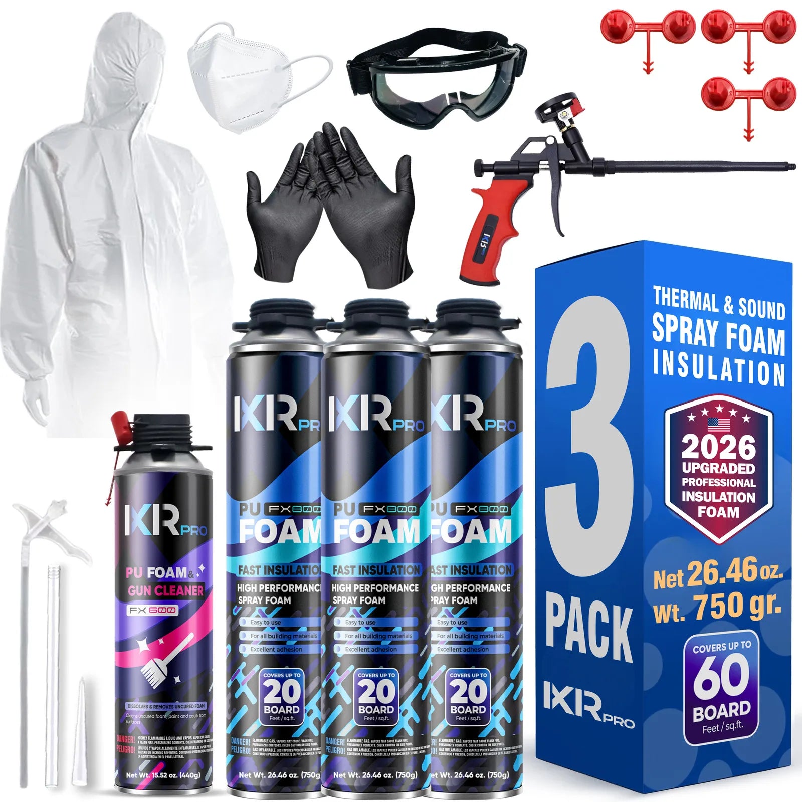 Spray Foam Insulation Kit - DIY Closed Cell Sealant | IxirPro