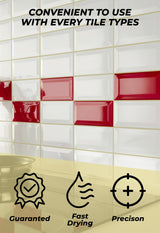 Tile Grout Repair Kit - Cream Grout Filler Tube | Magic Chems
