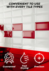 Tile Grout Repair Kit - White Grout Filler Tube | Magic Chems