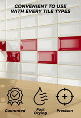 Tile Grout Repair Kit - Beige Grout Filler Tube | Magic Chems