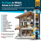 PU Spray Foam Insulation Kit Bulk Bundle (32.8 oz / 930g) | Y'allCanDiy