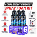 Spray Foam Insulation Complete Kit - DIY Closed Cell Sealant | IxirPro