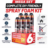 Complete DIY Closed - Cell Spray Foam Insulation Kit - Ixirpro