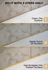 Tile Grout Repair Kit - Beige Grout Filler Tube | Magic Chems