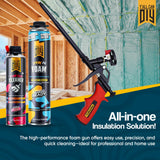 PU Spray Foam Insulation Kit Bulk Bundle (1000ml / 36.6 oz) | Y'allCanDiy