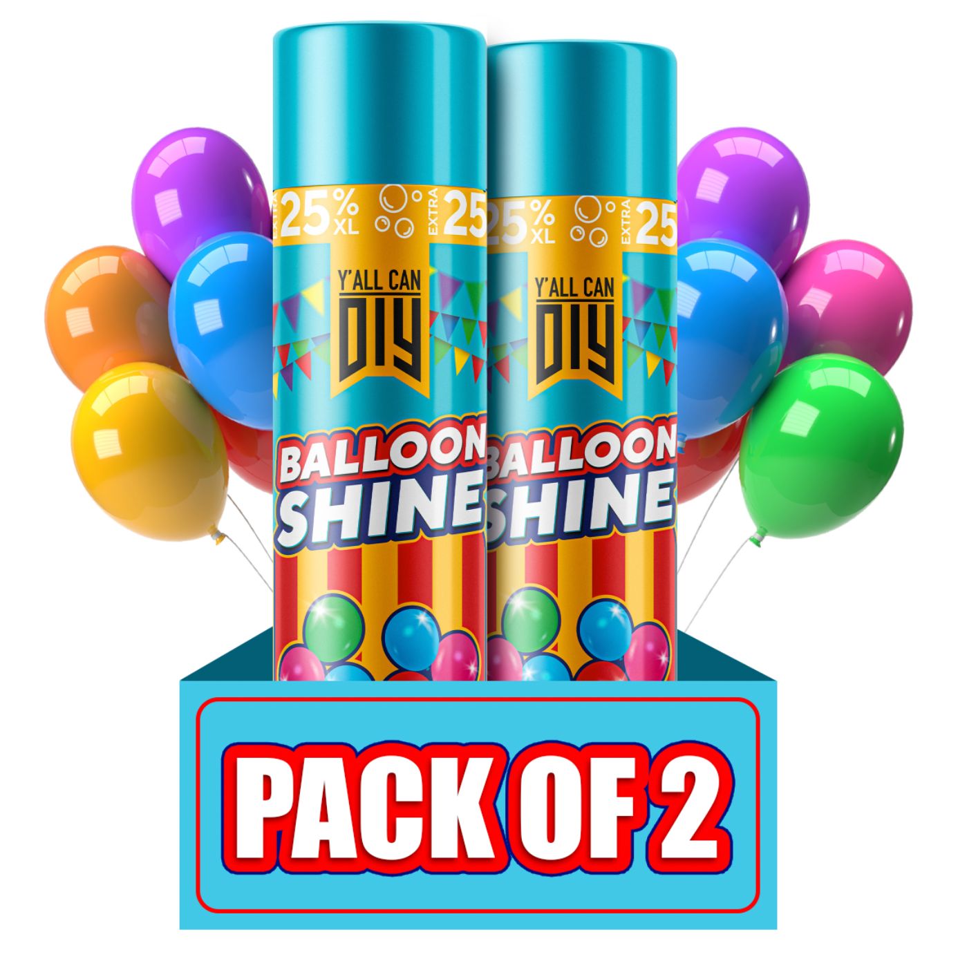 Balloon Shine Spray - High Gloss Anti-Oxidation | YallCanDIY