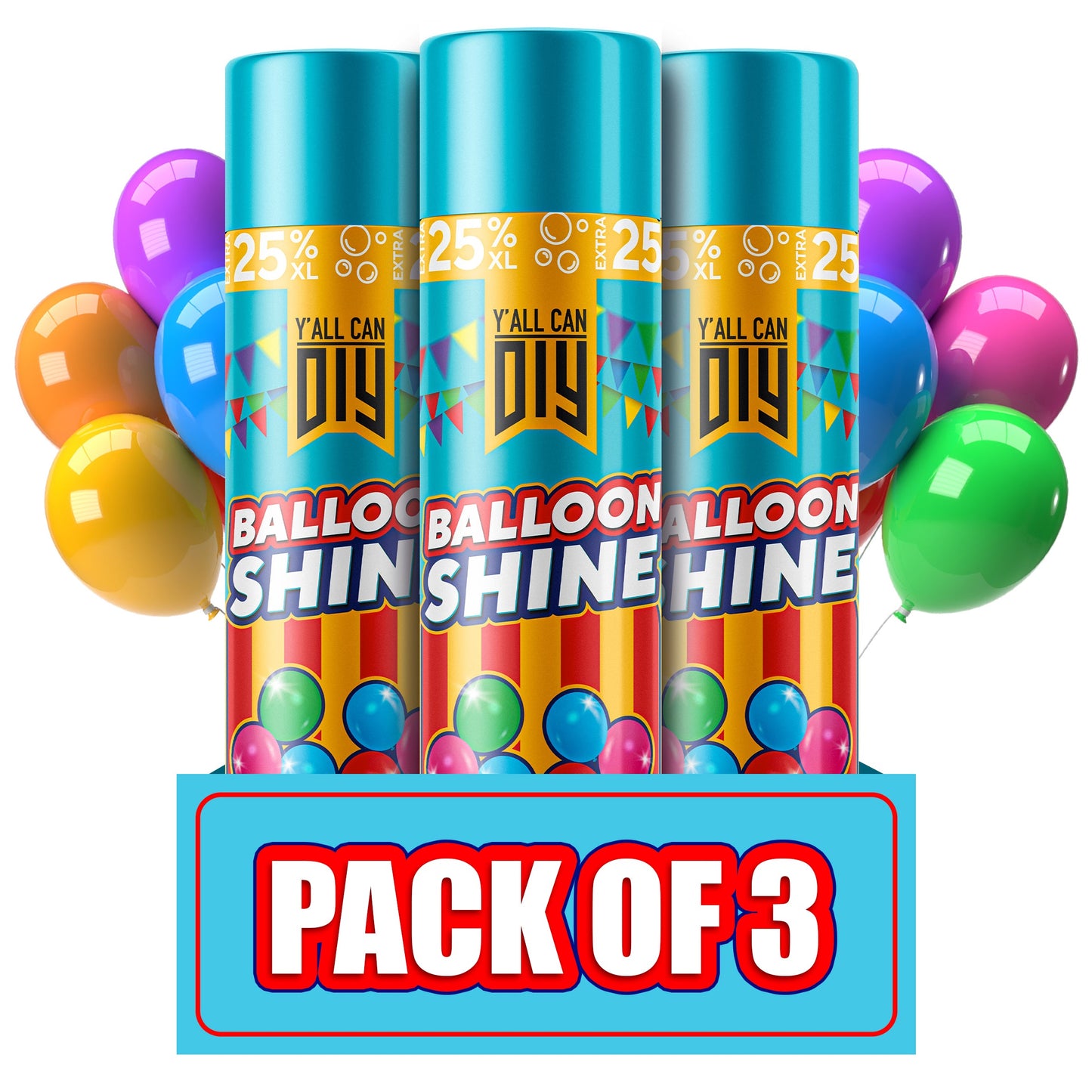 Balloon Shine Spray - High Gloss Anti-Oxidation | YallCanDIY
