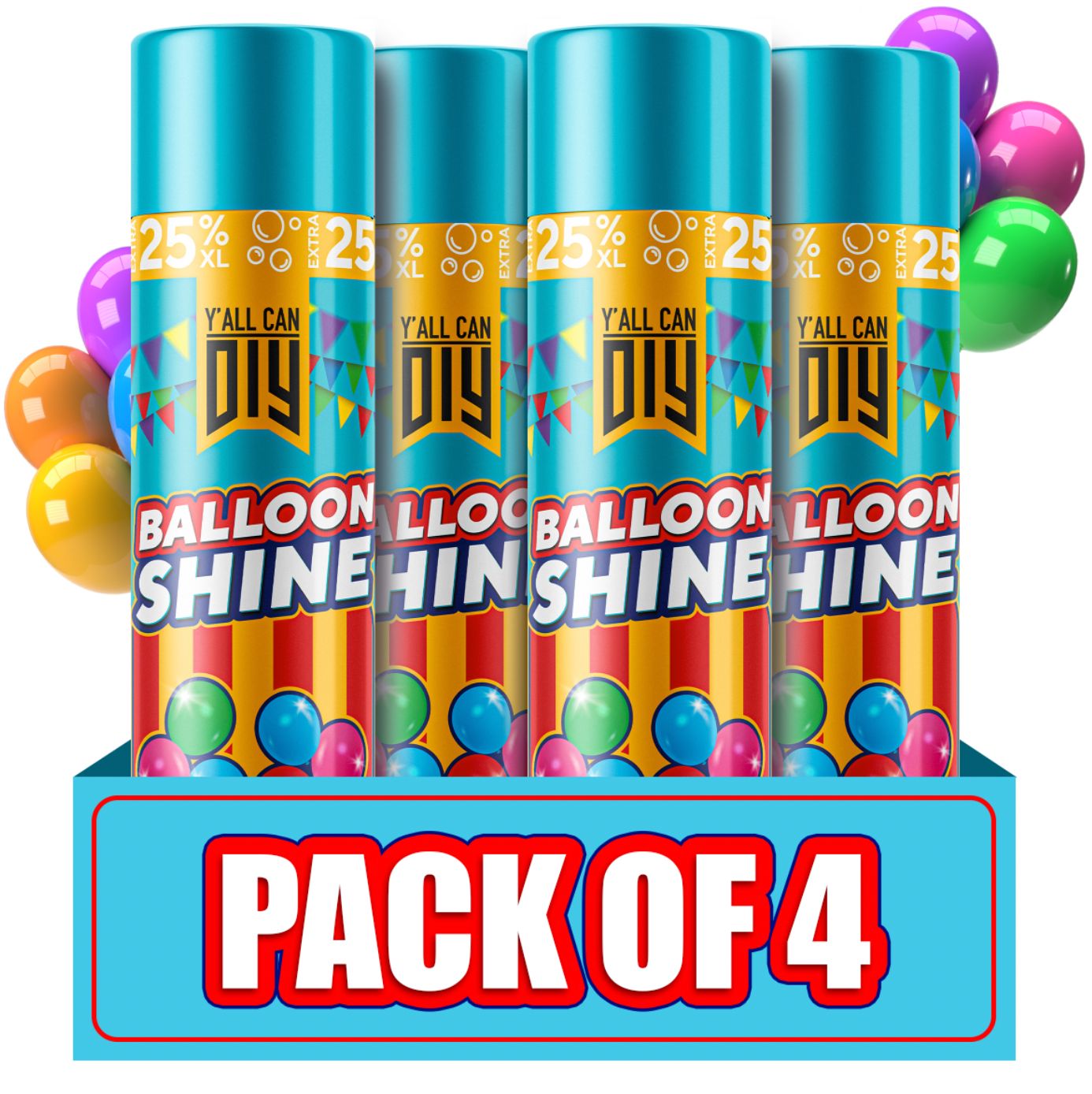 Balloon Shine Spray - High Gloss Anti-Oxidation | YallCanDIY