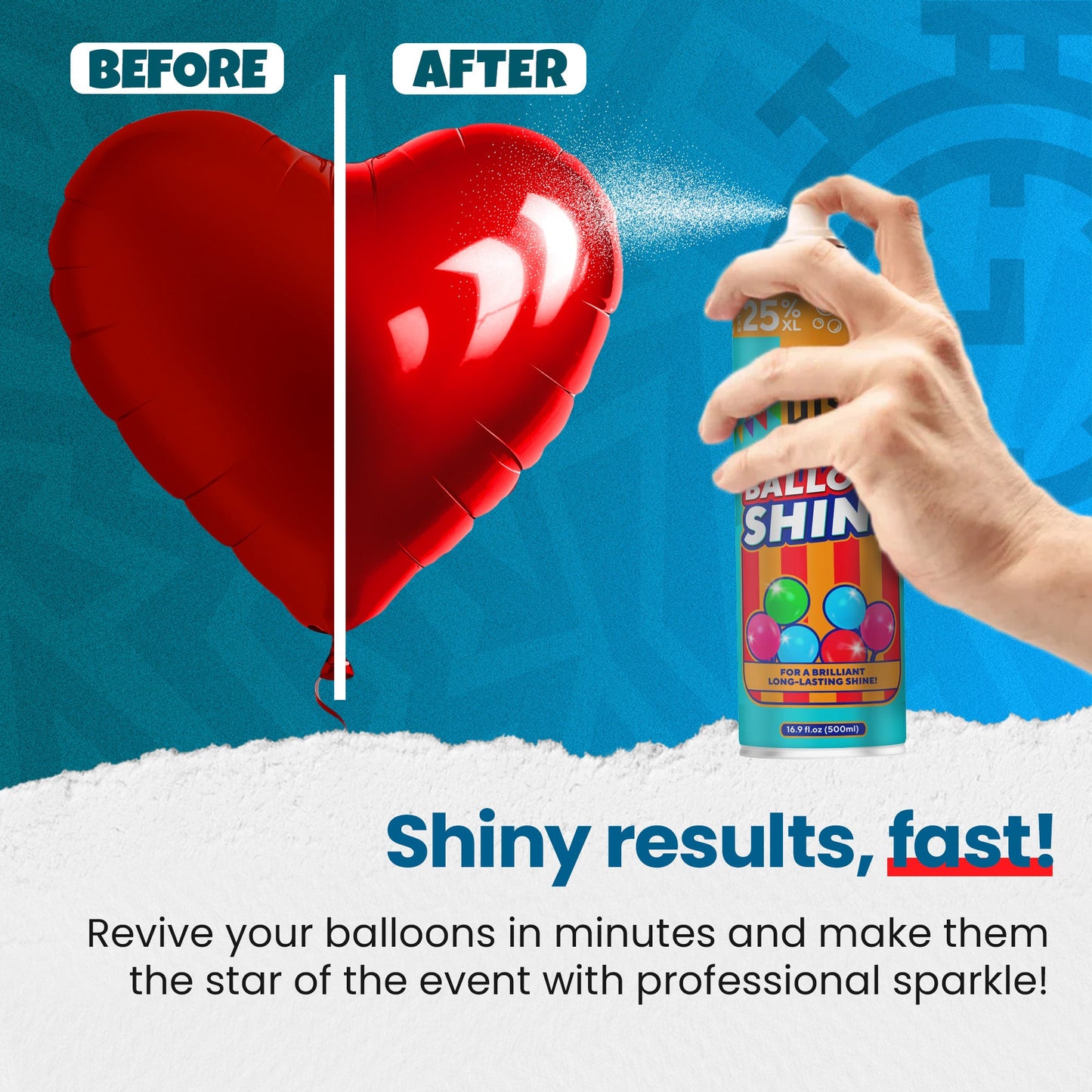 Balloon Shine Spray - High Gloss Anti-Oxidation | YallCanDIY