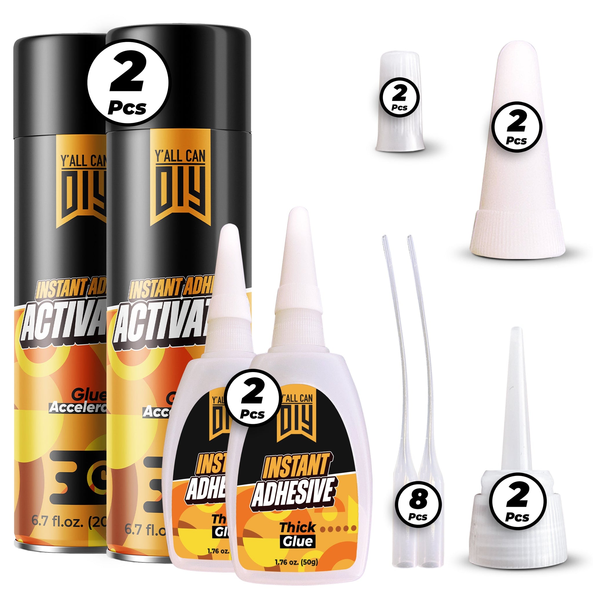 CA Glue with Activator - 5-Second Instant Bond | YallCanDIY