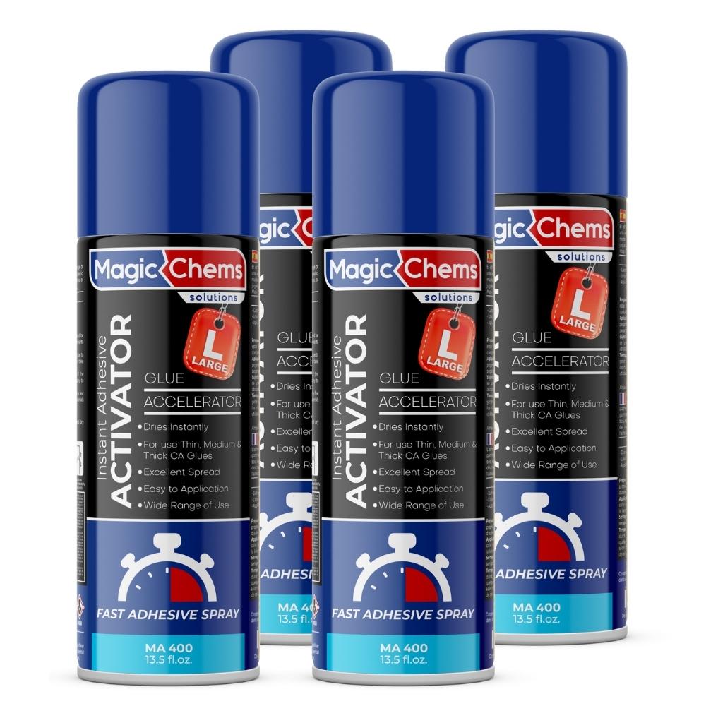 CA Glue Activator Spray 13.5 oz - Universal Cure Accelerator | Magic Chems