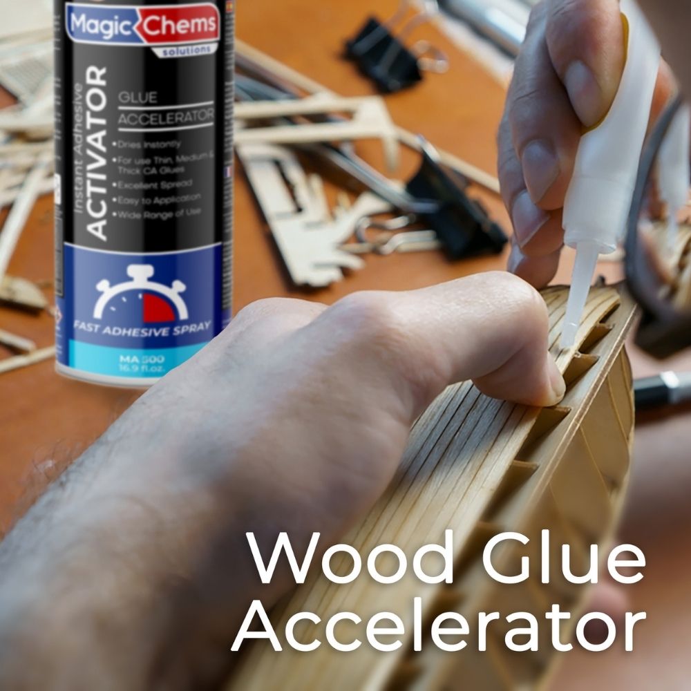 CA Glue Activator Spray 13.5 oz - Universal Cure Accelerator | Magic Chems