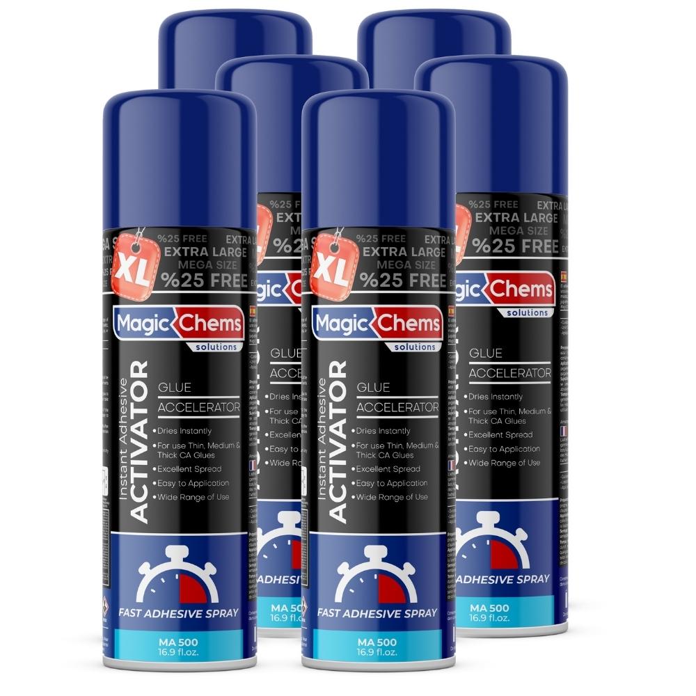 CA Glue Activator Spray 16.9 oz - Universal Cure Accelerator | Magic Chems