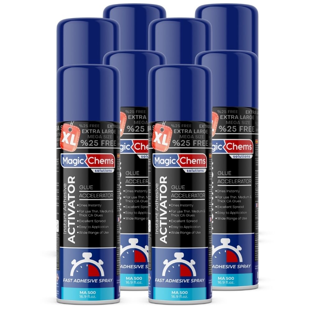 CA Glue Activator Spray 16.9 oz - Universal Cure Accelerator | Magic Chems