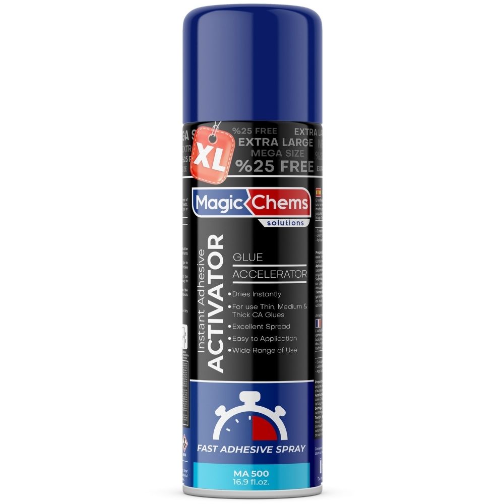 CA Glue Activator Spray 16.9 oz - Universal Cure Accelerator | Magic Chems