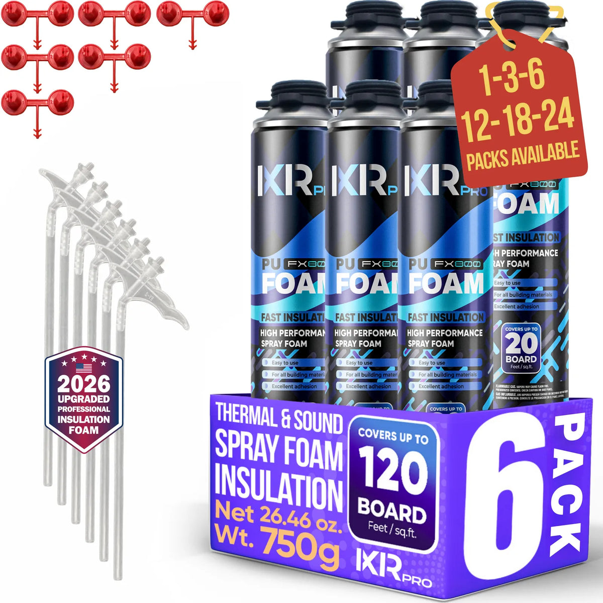 Spray Foam Insulation Can - 25oz Replacement Foam | IxirPro
