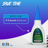CA Glue Medium Viscosity Kit - 3 Pack Value Set | IxirPro