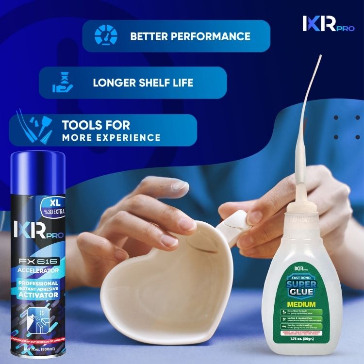 CA Glue Medium & Activator Bundle - All-Purpose Kit | IxirPro