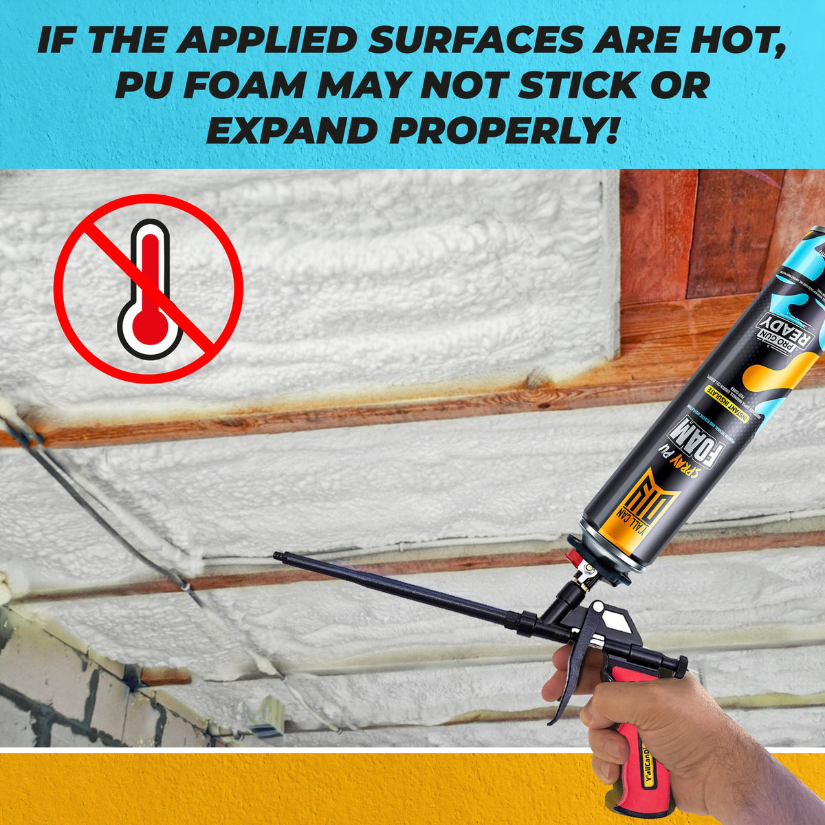 Y'allCanDiy PU Spray Foam Insulation Can 750ml