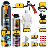 PU Spray Foam Insulation Kit (750ml) - Seal Gaps & Stop Drafts | Y'allCanDiy