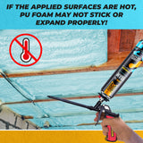 PU Spray Foam Insulation Kit (750ml) - Seal Gaps & Stop Drafts | Y'allCanDiy