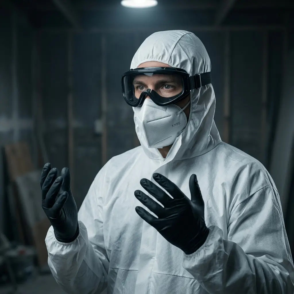 Safety Gear Kit - Coverall, Mask, Gloves & Goggles | IxirPro