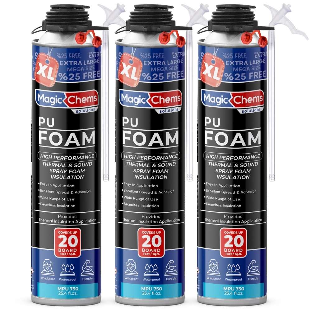 Spray Foam Insulation Can - 25.4oz Gun Grade Refill | Magic Chems