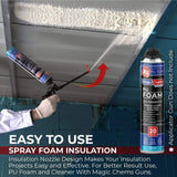 Spray Foam Insulation Can - 25.4oz Bulk | Magic Chems
