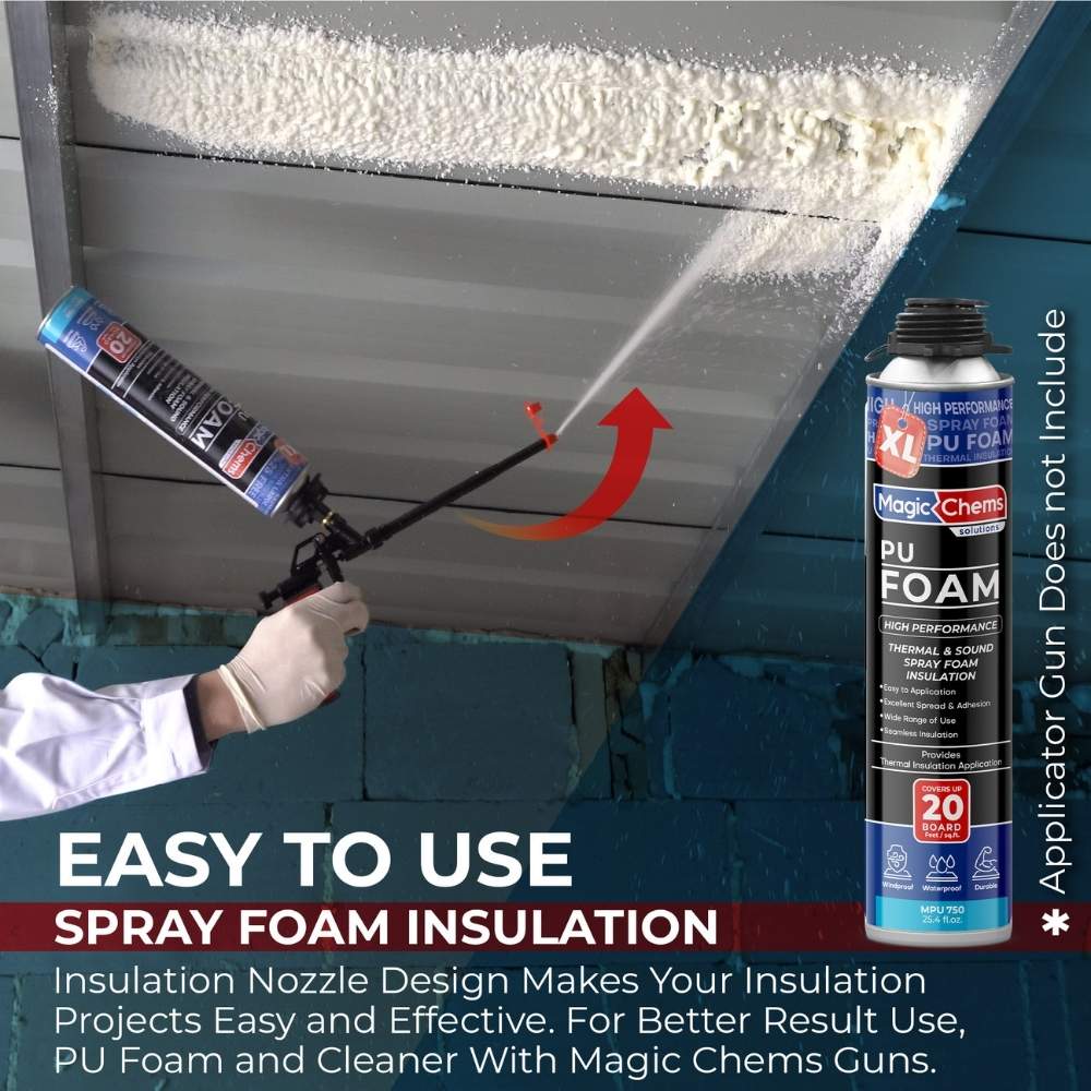 Spray Foam Insulation Can - 25.4oz Bulk | Magic Chems