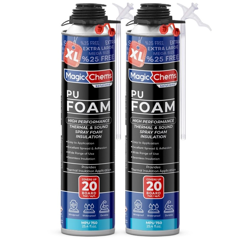 Spray Foam Insulation Can - 25.4oz Gun Grade Refill | Magic Chems
