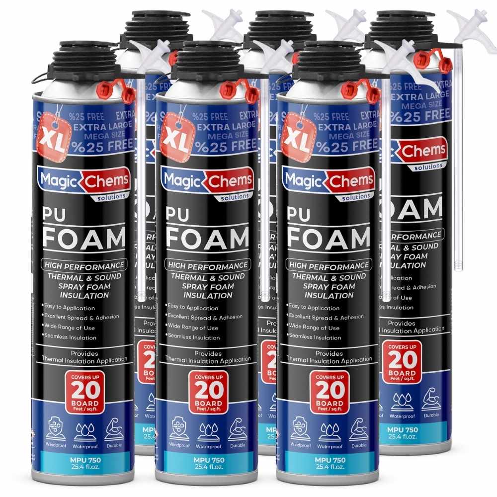 Spray Foam Insulation Can - 25.4oz Gun Grade Refill | Magic Chems