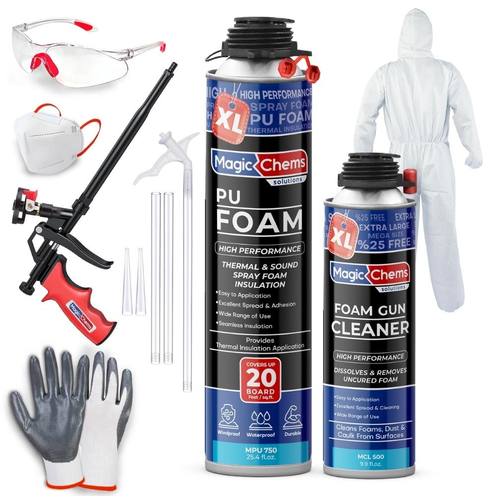 Spray Foam Insulation Kit - Complete DIY Sealing | Magic Chems