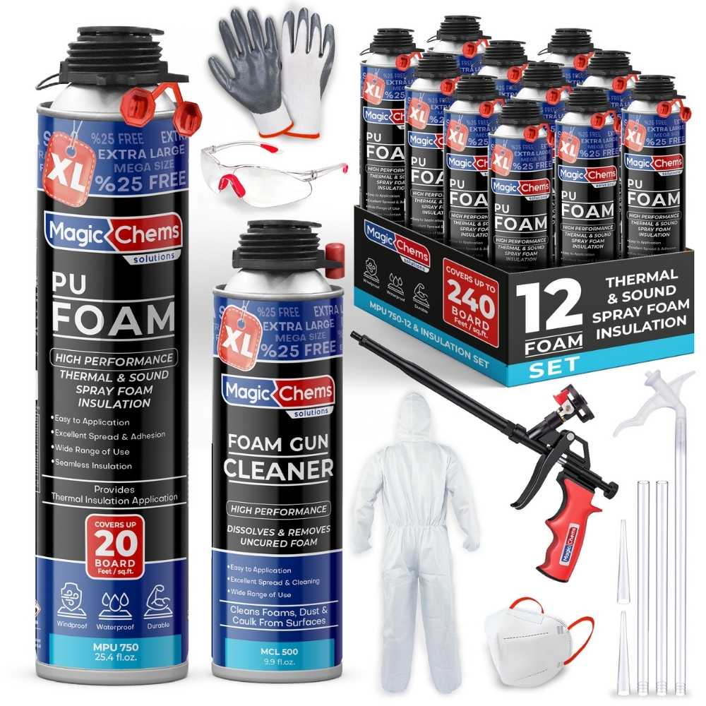 Spray Foam Insulation Kit - Complete DIY Sealing | Magic Chems