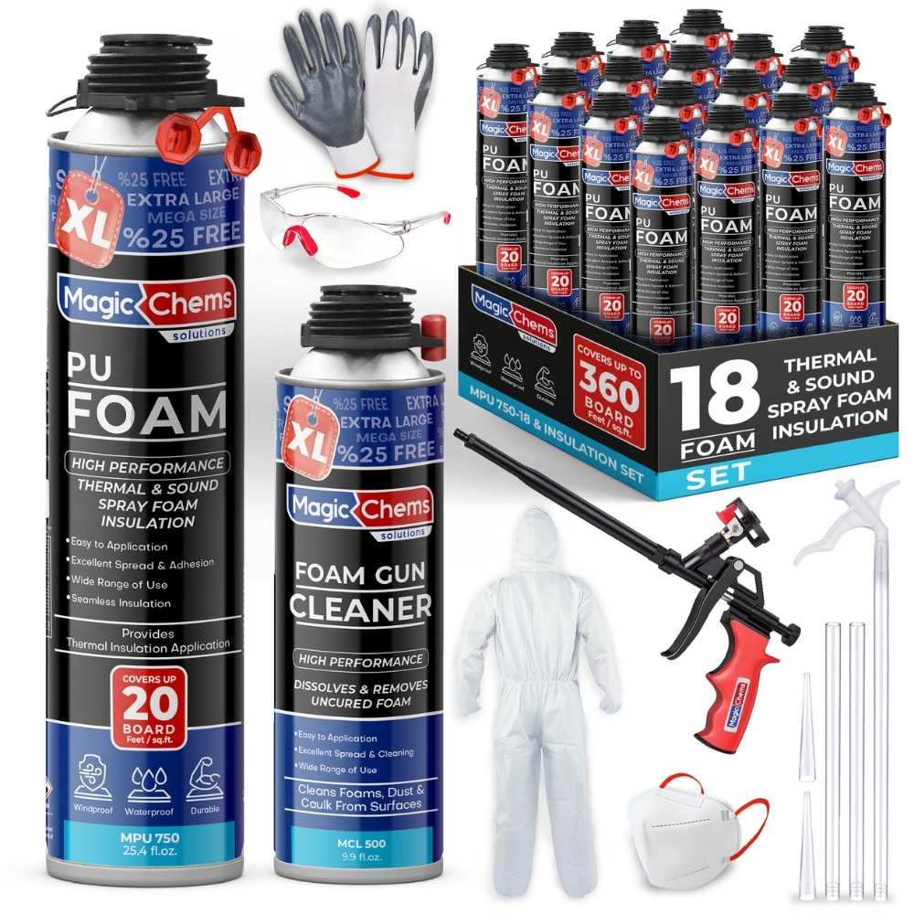 Spray Foam Insulation Kit - Complete DIY Sealing | Magic Chems