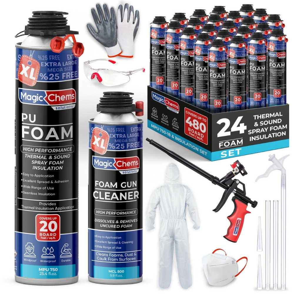 Spray Foam Insulation Kit - Complete DIY Sealing | Magic Chems