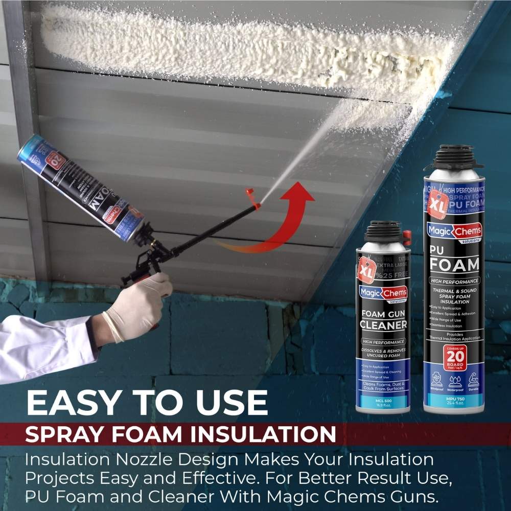 Spray Foam Insulation Kit - Complete DIY Sealing | Magic Chems