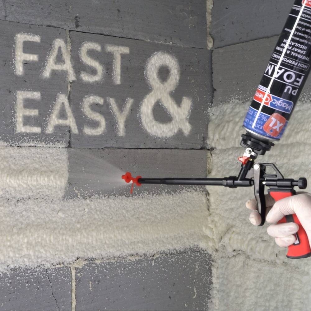 Spray Foam Insulation Kit - Complete DIY Sealing | Magic Chems