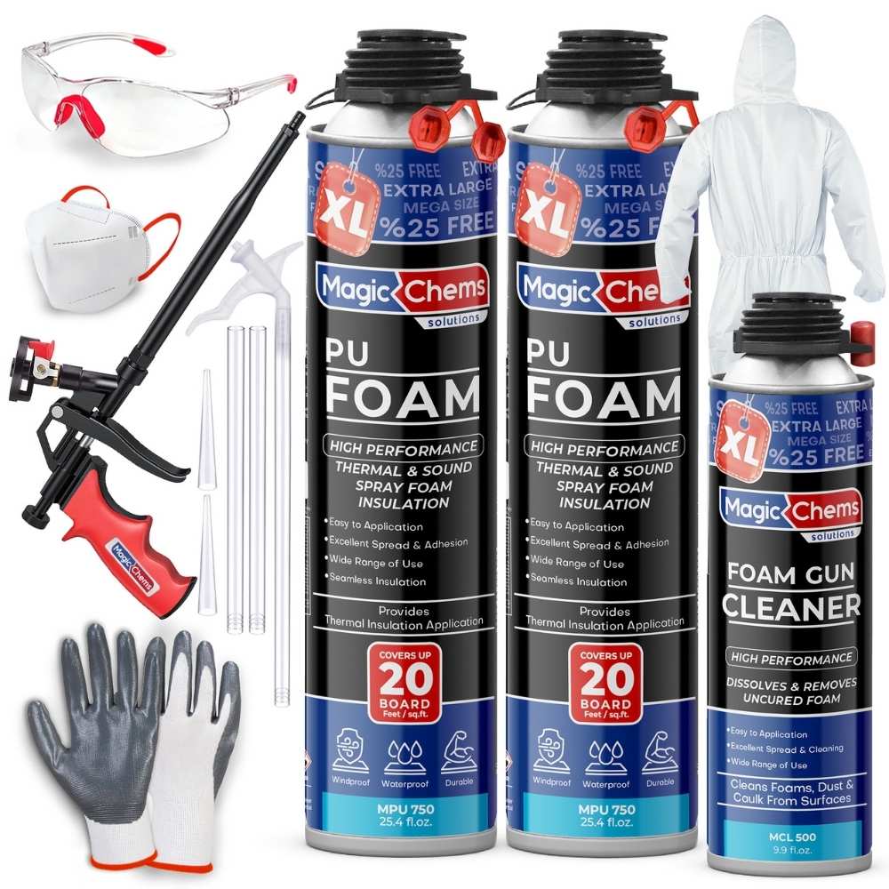Spray Foam Insulation Kit - Complete DIY Sealing | Magic Chems