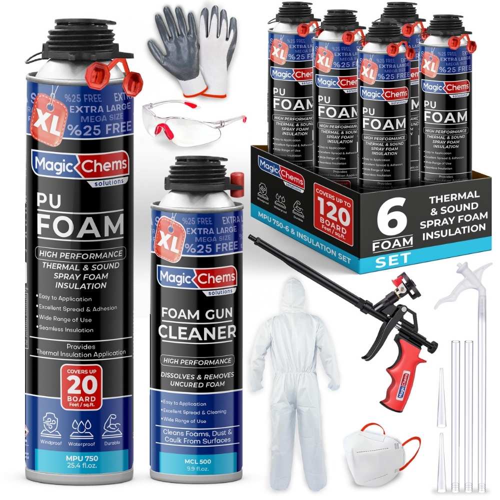 Spray Foam Insulation Kit - Complete DIY Sealing | Magic Chems
